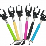 Z07-1 Mini Handheld Selfie Monopod + Bluetooth Remote Shutter + Phone Holder Clip For Galaxy S3 S4 S5 Note3 iPhone 4s 5s Camera